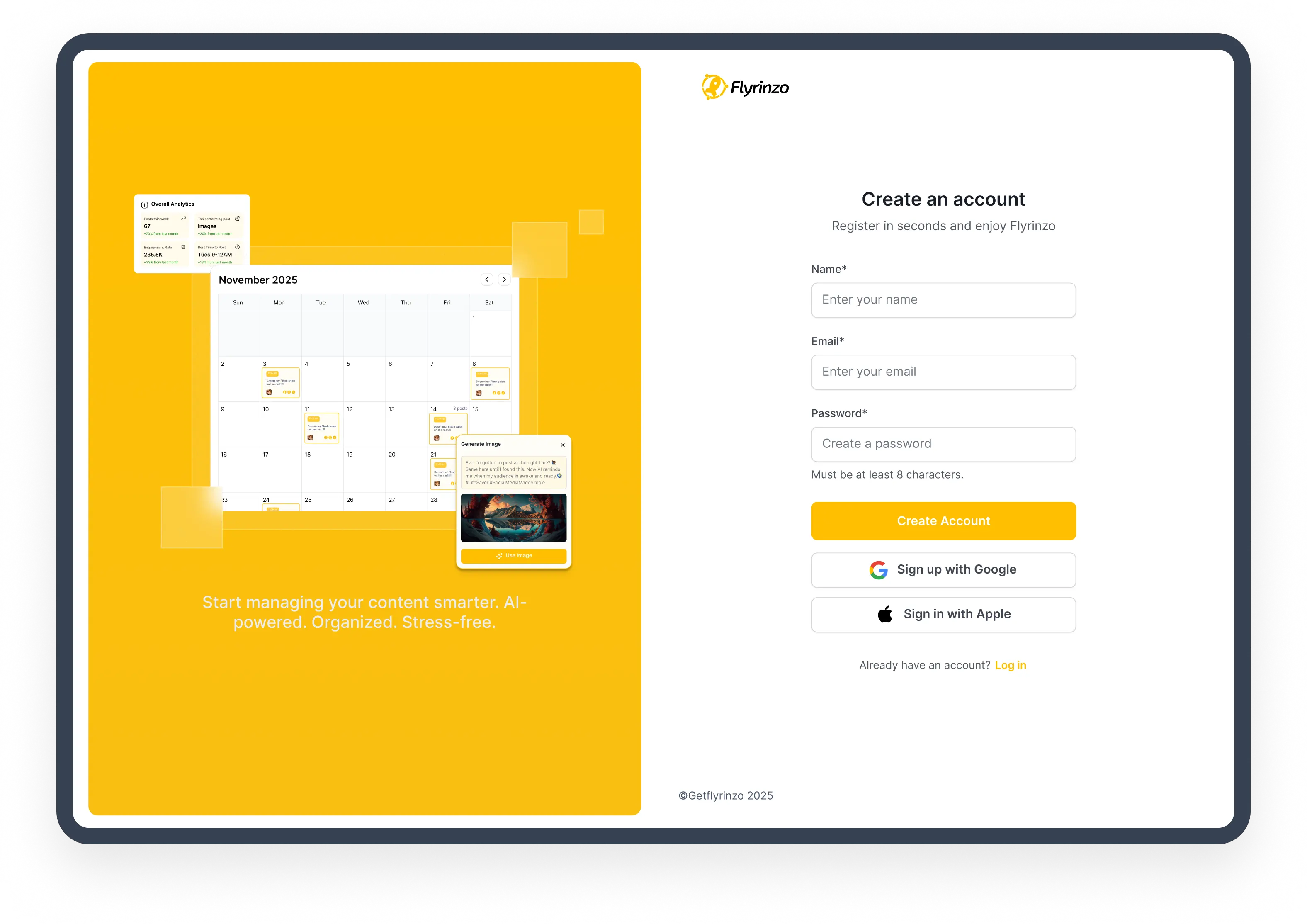 Create Your Account